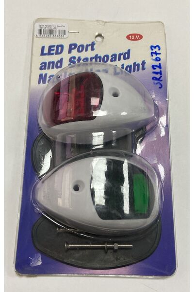 Saray SEYİR FENERİ 12 V PLASTİK BEYAZ TAKIM LED