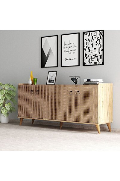 Tanmob Modern Konsol Çam Hazeran Kapaklı - Ksl0104