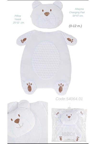 Bebitof bebek 2 parça alt açma minderi