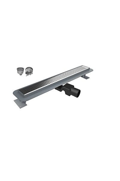 Sanica Plastik Etekli Ayak Ayarlı 60cm Klapeli Koku Önleyici Duşakabin Duş Kanalı Yer Süzgeci