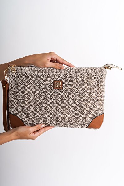 Redoxy Geantă de mână tricotată pentru femei, simplă și elegantă - Detalii di...