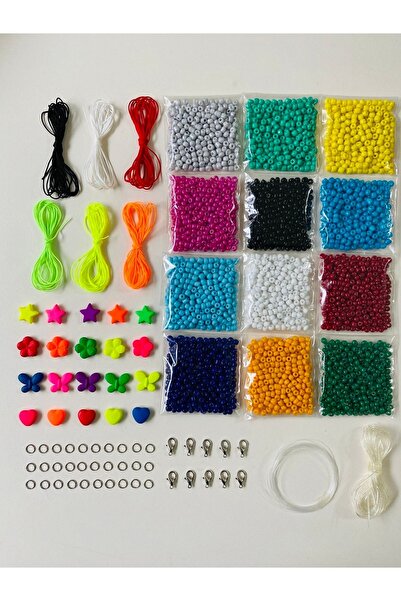 yağmur gökçe Br. 76 Akril Figurice od perli (4 različita modela), perle od pe...