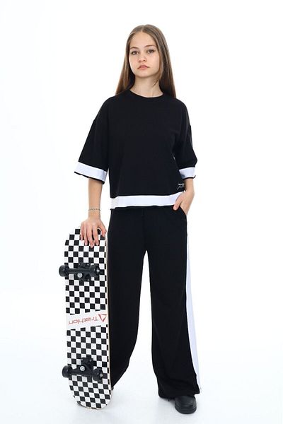 Calisa Set de trening cu picioare late pentru fata tinere