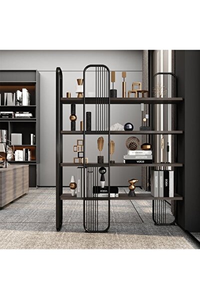 larissa design Siyah Kitaplık