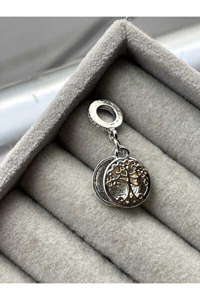 asaf Sallantılı ağaç charm ( gümüş kaplamadır