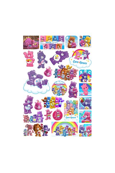 Ororabutik Σετ αυτοκόλλητων Cute Bears - Σετ αυτοκόλλητων Scrapbook Bullet Journal