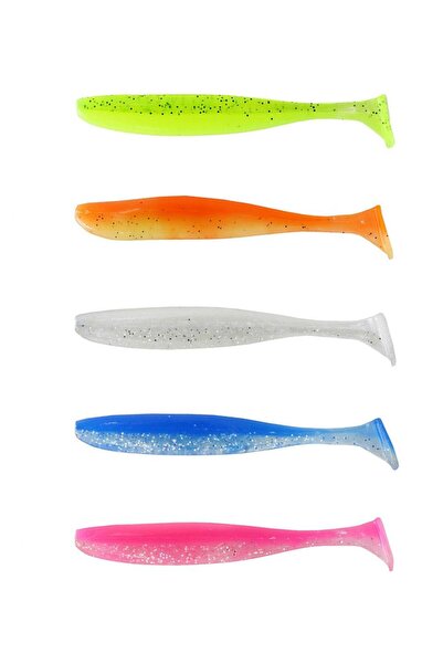 CAPTAIN 3075 Shad Tail Soft 10cm Levrek Silikon Yem 4.7gr 5 Adet