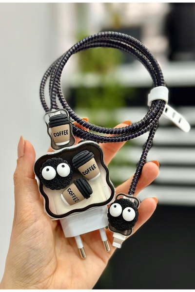 Go Aksesuar iPhone 18/20/25 W Şarj Cihazı Uyumlu 5 Parça Şarj Koruma Seti