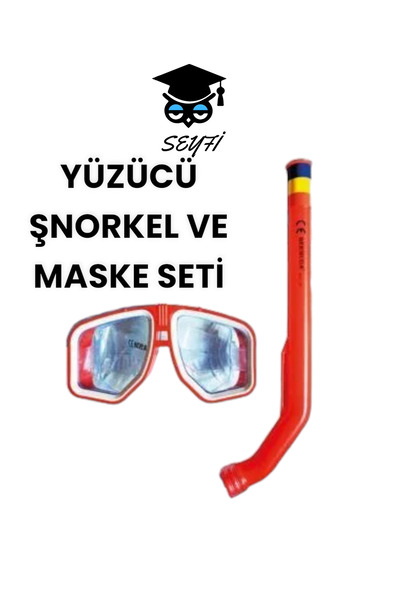 SEYFİKİRTASİYE Mask and Snorkel Set - Swimming Product