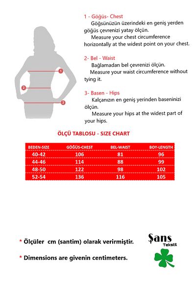 Şans Damenkleid in Übergröße mit buntem Perlenkragen und Gummibund - 65N37985