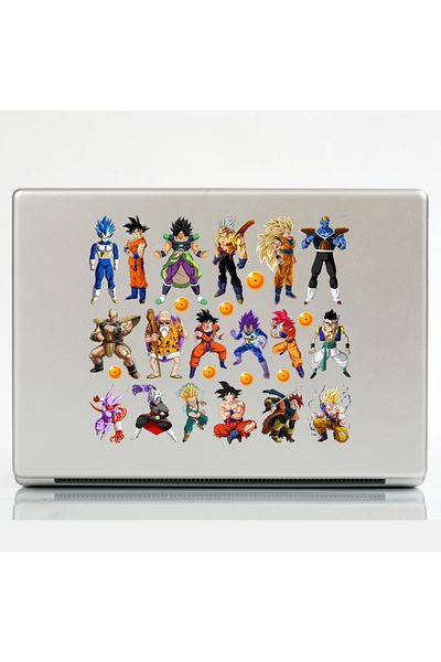 Ororabutik Σετ αυτοκόλλητων Anime Dragon Ball 46Pcs - Σετ αυτοκόλλητων Scrapbook Bullet Journal