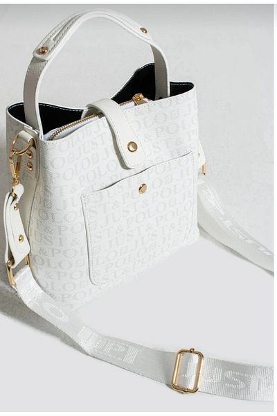 Just Polo Women's Hand and Shoulder Bag with Adjustable Strap - NB2055