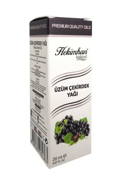 Hekimhan Grape Seed Oil 20 ml Herbal