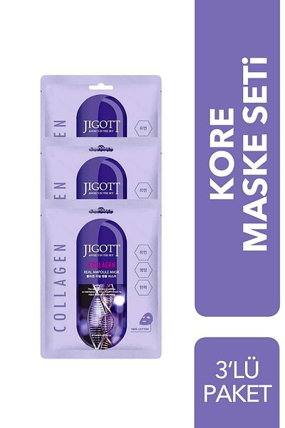 Jigott 3-Pack Deal - Luxury Korean Mask Set Collagen