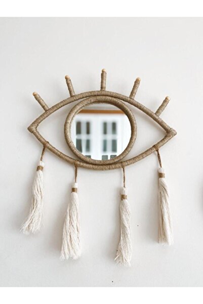 Lidya Shop Bohem Jüt Ipinden Göz Şeklinde Ayna Ve Düş Kapanı & Dreamcatcher D...