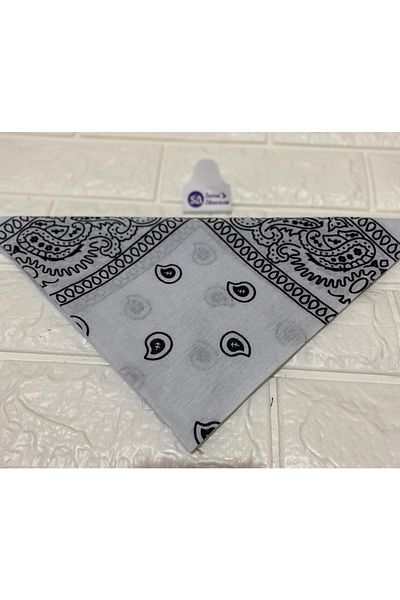 sema aksesuar 100% Cotton Unisex Ethnic Patterned Bandana Scarf