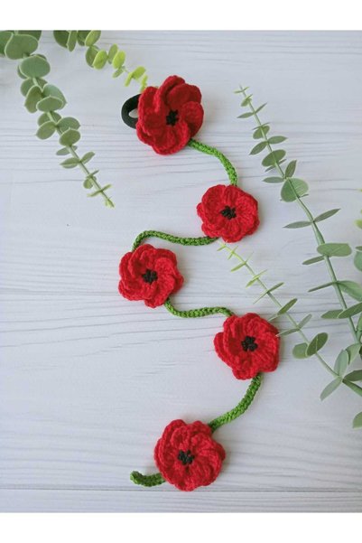 Kadın Girişimciler Atölyesi Cluster Hair Braid Accessory Poppy Model 35 Cm Cl...