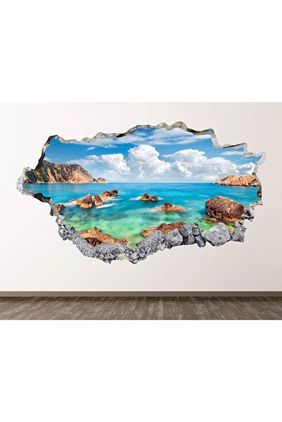 Kt Grup Full Hd Baskı 3D Modern Duvar Sticker