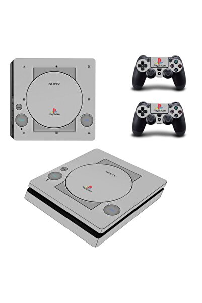 Genel Markalar Ps Nostalji Playstation 4 Slim Kasa Sticker Kaplama