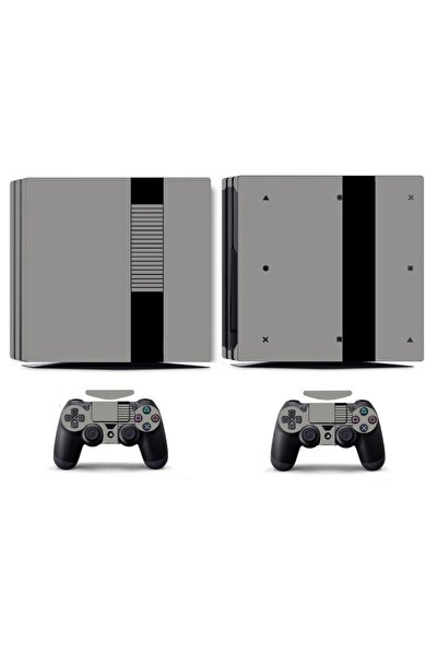 Kt Grup Retro Çizgiler Playstation 4 Pro Uyumlu 01 Full Sticker Kaplama
