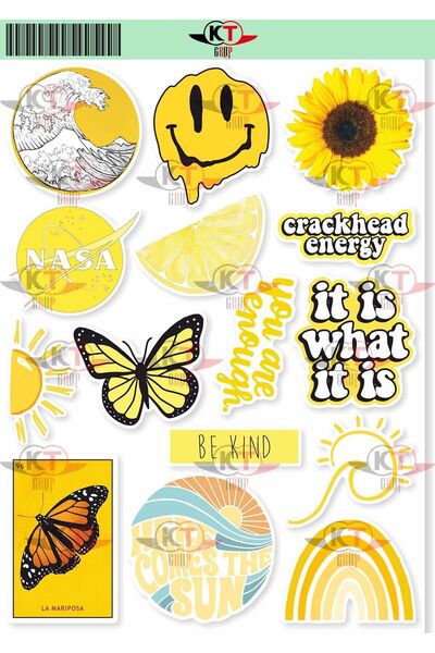 KT Decor مجموعة ملصقات VSCO باللون الأخضر للهاتف والكمبيوتر اللوحي والكمبيوتر المحمول والكمبيوتر المحمول والكمبيوتر المحمول والمكتبة PVC - 4