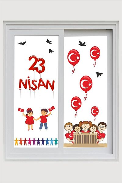 Kt Grup April 23 Wall Sticker 30X100 cm