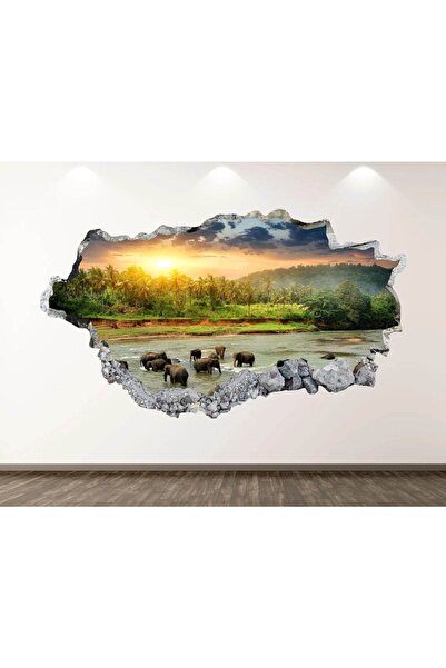 Kt Grup Peisaje de oraș și natură Imprimare Full HD Autocolant de perete modern 3d