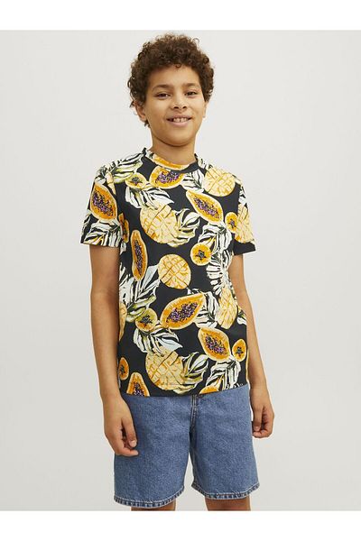 Jack & Jones Junior T-Shirt mit Allover-Print für Jungs