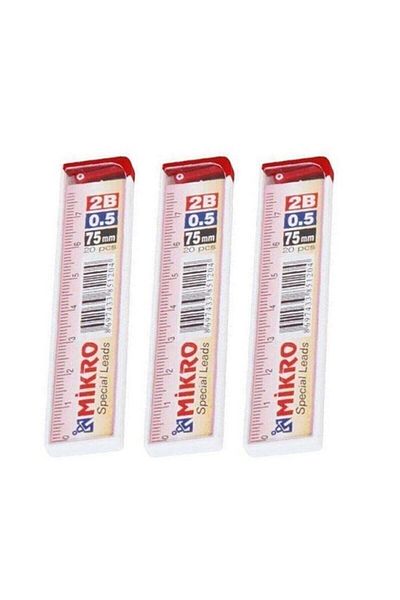 Mikro 2ب 75 مم 20 قطعة 0.5 طرف 3 قطع