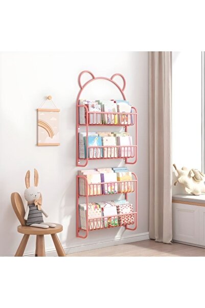 gzm mobilya Çocuk Odası Pembe Kitaplık