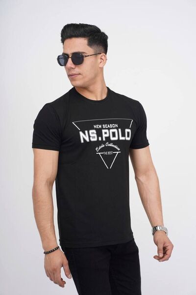 Est Estola Ανδρικό μπλουζάκι Slim Fit Cotton Lycra - Slim Fit