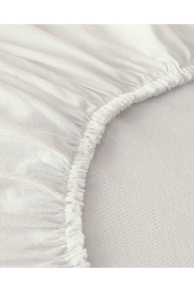 English Home Novella Premium White Soft Cotton Single Elastic Sheet