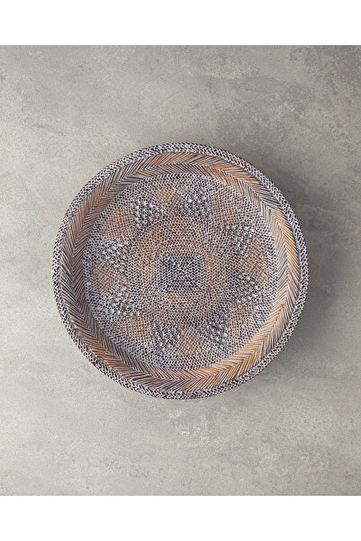 English Home Rony Polyresin Dekoratif Tepsi Kahve