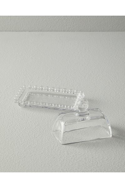 English Home Bera Glass Butter Holder - Comfortable Cut