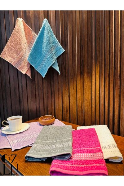 Özlü Home Set Prosoape Bucătărie Patiska 6 Bucăți 30x50 cm
