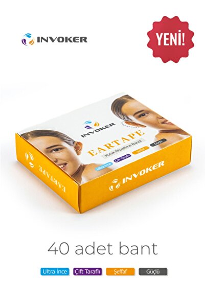 INVOKER Kepçe Kulak Düzeltici ve Önleyici Bant Kozmetik Kepçe Kulak Bandı Yet...