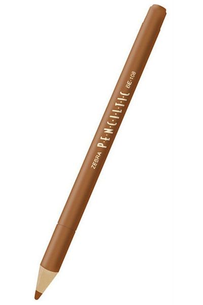 Zebra Penciltic Needle Tip Pen, Rollerball Pen, Brown