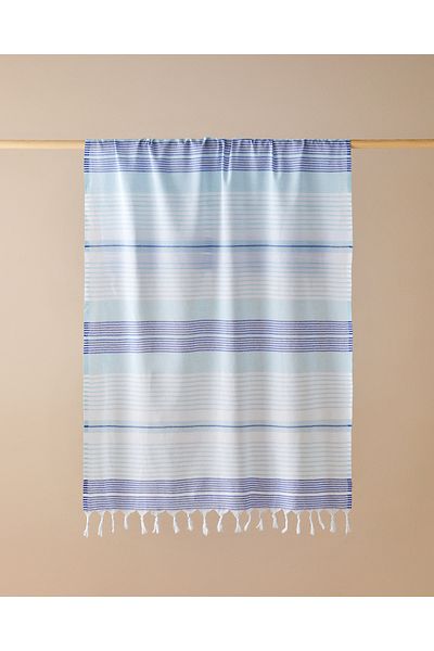 English Home River Reclaimed ριγέ λουράκι - Navy και μπλε