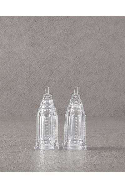 English Home Kerry Glass Salt Shaker - Pepper Shaker Transparent