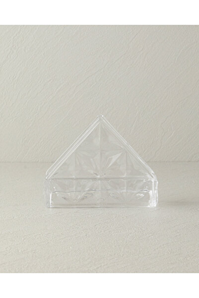 English Home Senash Transparent Glass Napkin Holder