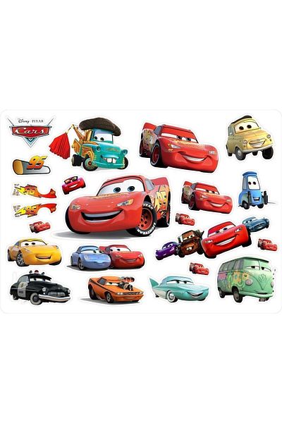 Kt Grup Autocolant Cars Mașini Șimșek Mcqueen și Prietenii 2 foi 38 de autocolante