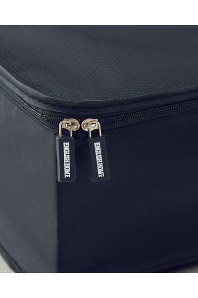 English Home Blare Polyester Organizer Black