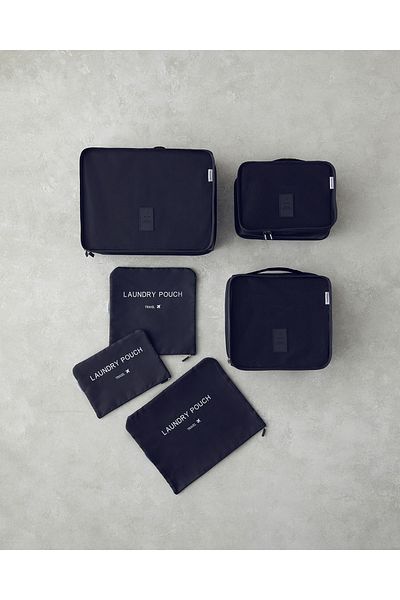 English Home Blare Polyester Organizer Black