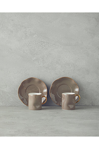 English Home Rolly Kahve Fincan Takımı 90 ml Vizon (29.03.2025)