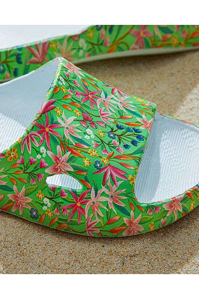 English Home Fiona Women's Beach Slippers - Mint Color