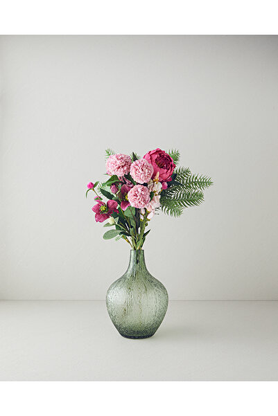 English Home Pine Tek Dal Yapay Çiçek Koyu Yeşil