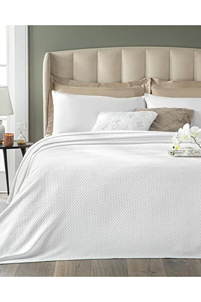 English Home Λευκό Μονό Bubble Cotton Pique