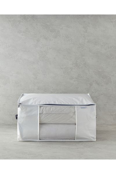 English Home Λευκή πολυεστερική τιάρα με λεπτομέρεια αποθήκευσης