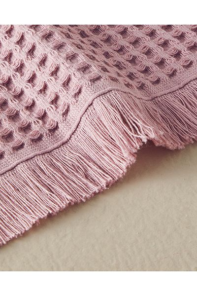 English Home Πετσέτα μπάνιου Sofia Dusty Rose Waffle - Βαμβακερή