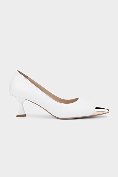 Valmenti Alice Women's - White Genuine Leather Heeled Shoes